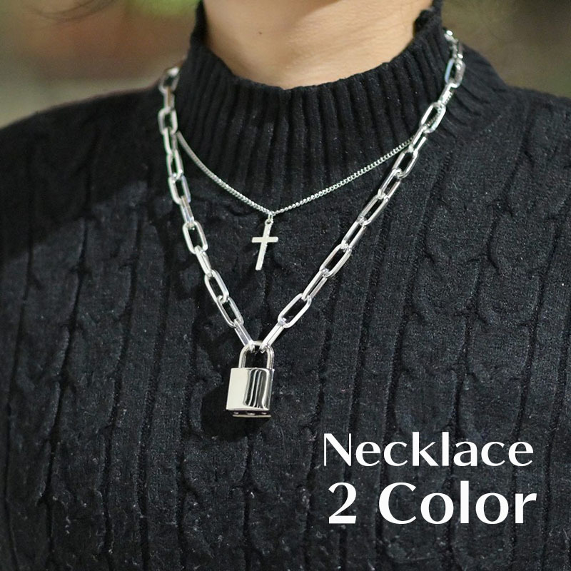 NANA 南京錠&鍵ネックレス　ウォレット2連チェーン NANA 南京錠&鍵ネックレス ウォレット2連チェーン Amazon.co.jp: NANA