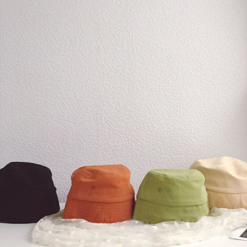 帽子 ハット ベビー 女の子 赤ちゃん キッズ バケットハット 男の子 幼児 カラバリ豊富 かわいい