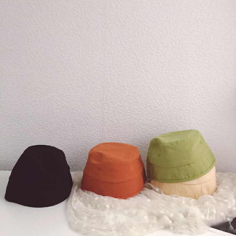帽子 ハット ベビー 女の子 赤ちゃん キッズ バケットハット 男の子 幼児 カラバリ豊富 かわいい