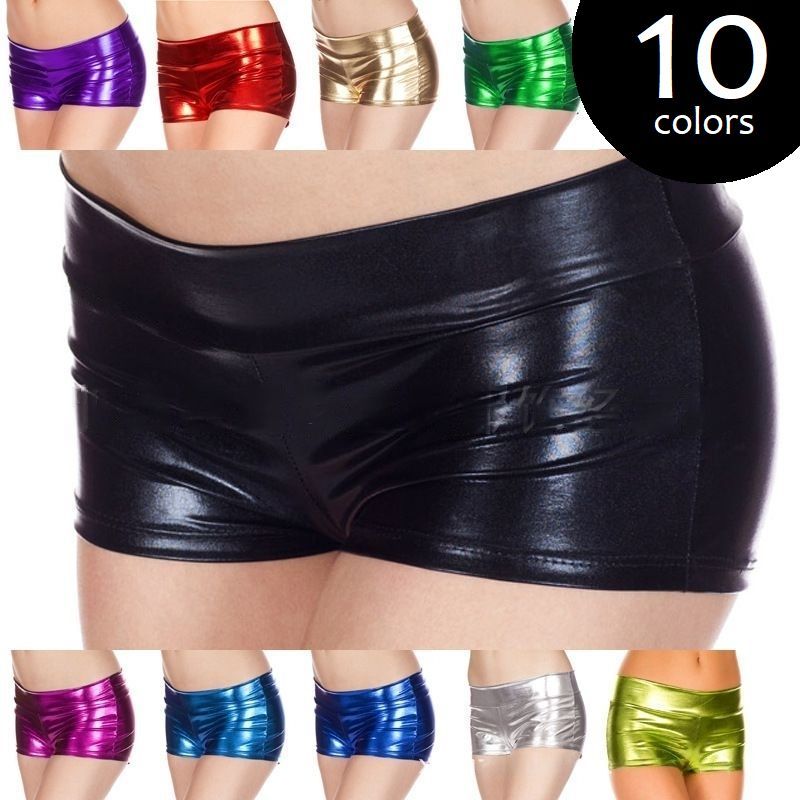 楽天市場】送料無料 ホットパンツ メタリック ショートパンツ