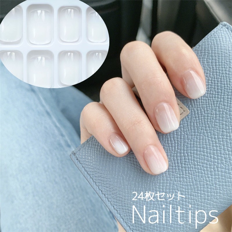 楽天市場】☆□短めミディアムスクエア□サンプルネイルチップサイズ