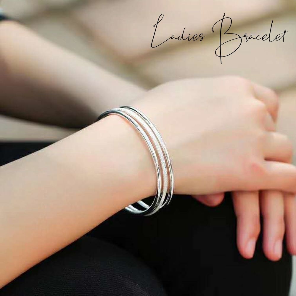 ★貴重★　レア！レア！レア！バングル３点セット 楽天市場】ステンレス バングル 三色 三連バングル ブレスレット 三色