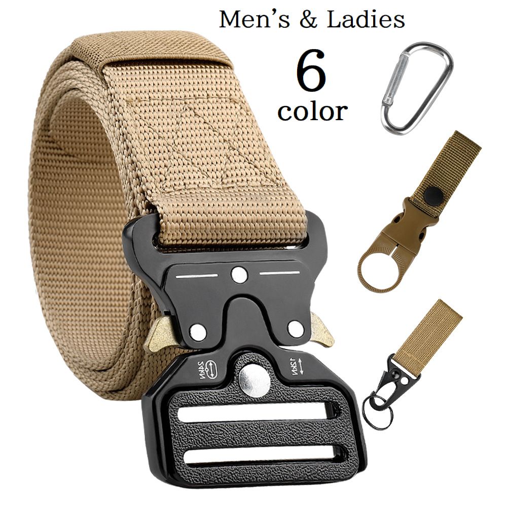 楽天市場】送料無料 タクティカルベルト ナイロンベルト メンズ