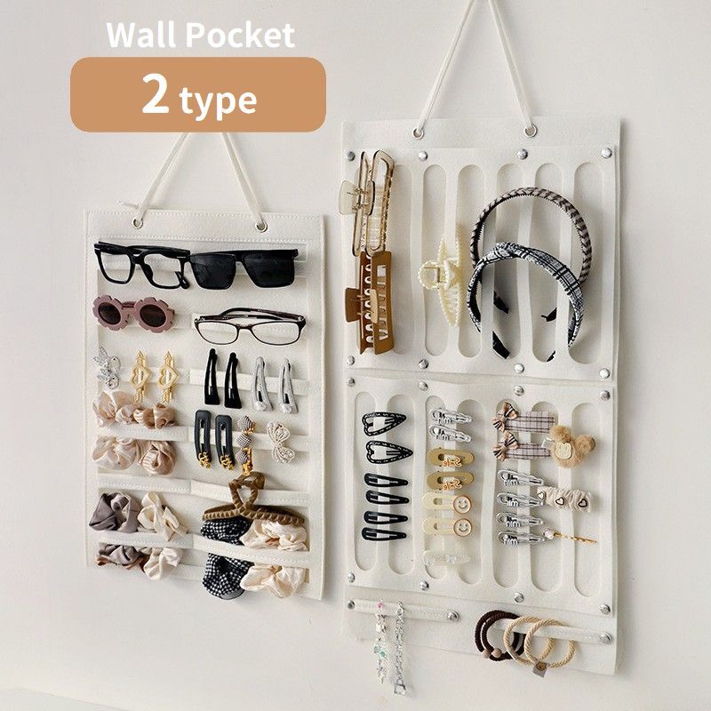 楽天市場】送料無料 ウォールポケット ヘアアクセサリー収納 壁掛け
