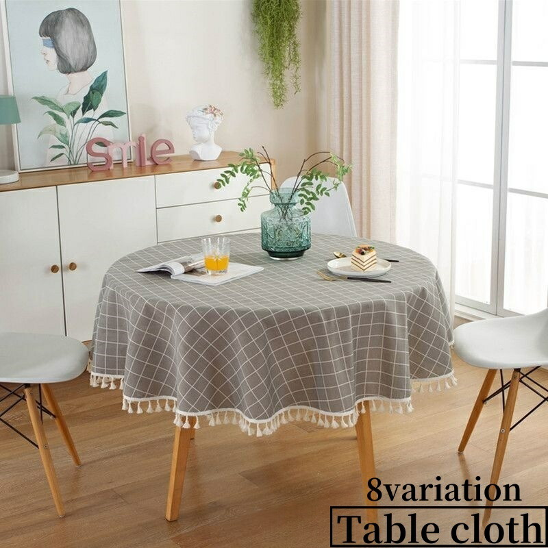 楽天市場】送料無料 テーブルクロス 円形 120cm テーブルカバー 食卓