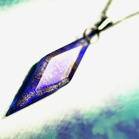 『Stylish Rhombus』 ガラスアクセサリー ネックレス・ペンダント 四角・多角・星タイプ|ラフォルム 店