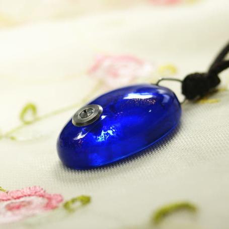 『かんたん封入ペンダント / OVAL SHAPE』 ガラスアクセサリー ネックレス・ペンダント 円・楕円・ドロップタイプ