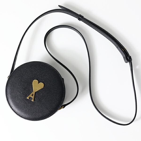 【AMI PARIS】アミパリス ストラップカードホルダー ブラック AMI PARIS□AMI DE COEUR ストラップカードホルダー Black (AMI
