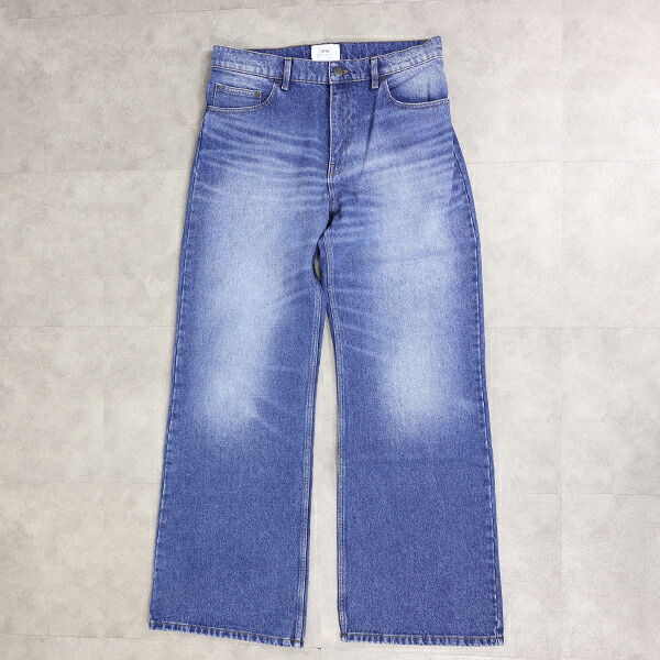 AMI PARIS アミ パリス デニムパンツ Boyfriend Fit Jeans FTR403 601 レディース ジーンズ ワイドレッグ 5ポケット LaG Onlinestore