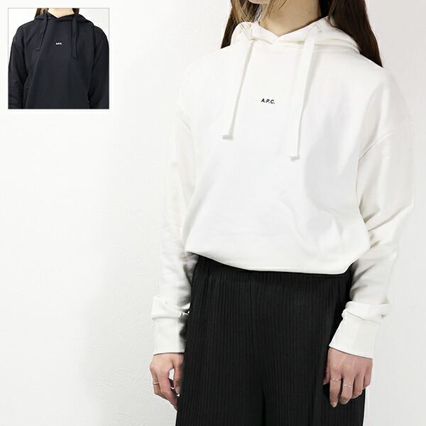 A.P.C アーペーセー　ロゴ刺繍　プルオーバー　パーカー　フーディ　スウェット 楽天市場】A.P.C. アーペーセー パーカー レディース プル