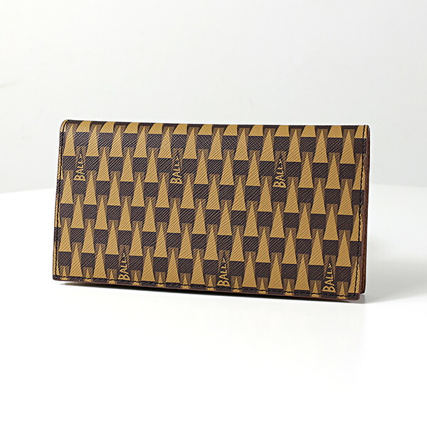 BALLY バリー 長財布 Bi-Fold Card Case MLL00U TP047 メンズ カードケース 二つ折り ペナント モノグラム柄 大容量 小銭入れなし LaG Onlinestore｜LaG OnlineStore　店