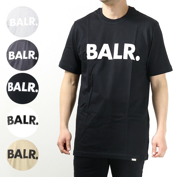 BALR. -ボーラー Brand Straight T-Shirt B1112.1048 102 906 ブランド ストレート Tシャツ ロゴ 半袖 メンズ LaG Onlinestore