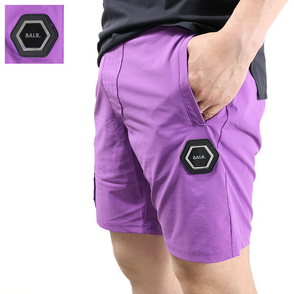 BALR ボーラー ショートパンツ JP Hexline Regular Fit Cargo Shorts B1433.1019 メンズ カーゴショーツ 日本限定 ナイロン LaG Onlinestore｜LaG OnlineStore　店