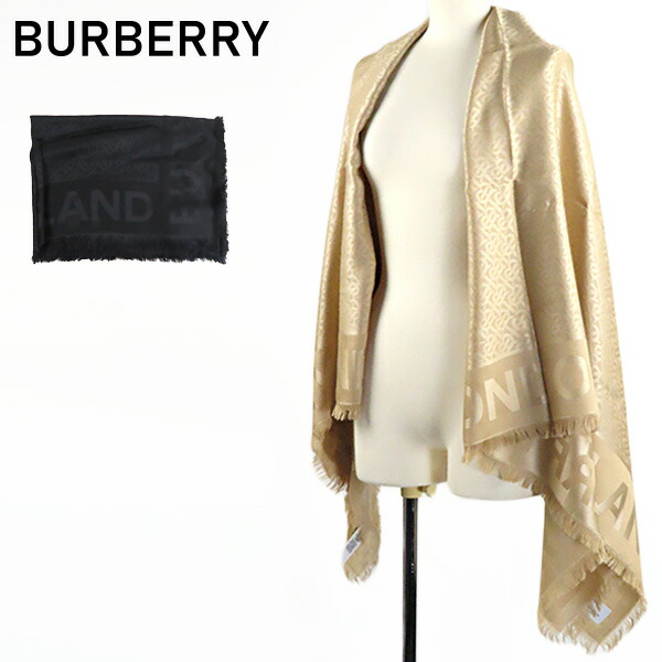 BURBERRY バーバリー LOGO SCARF 8009797 8009798 ロゴ スカーフ エレガント シンプル ストール モノグラム  ジャガード レディース 出産祝い