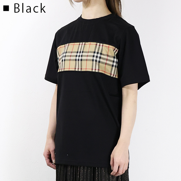 BURBERRY バーバリー Vintage Check Panel Cotton T-shirt Tシャツ