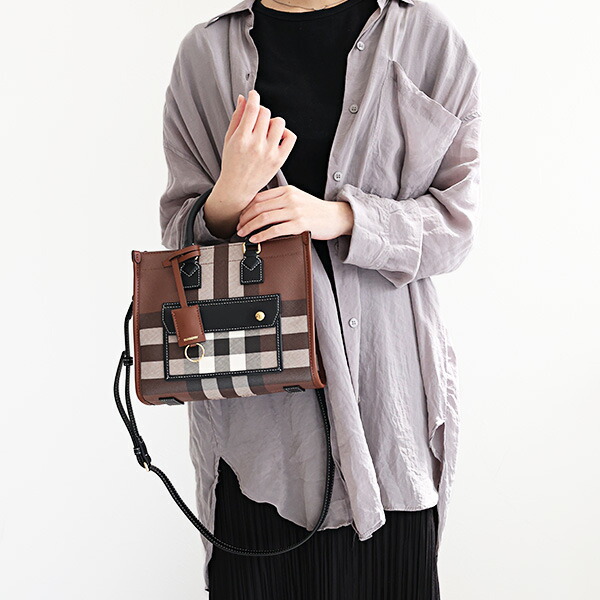 楽天市場】Burberry バーバリー Mini Freya Tote Bag
