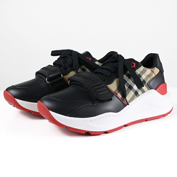 希少☆BURBERRY スニーカー ローカット グラフィティ マルチカラー ロゴ BURBERRY】 80947311 チェック柄 スニーカー (Burberry