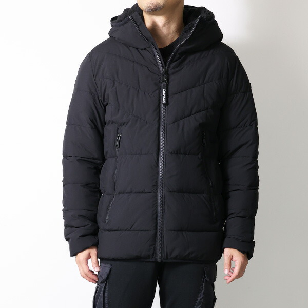 カルバンクライン メンズ フード ストレッチ ジャケット Calvin Klein HOODED STRETCH JACKET CM155201 アウター 中綿 ブランド