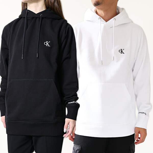 Calvin Klein Jeans カルバンクラインジーンズ パーカー CK Essential Cotton Blend Fleece Hoodie J30J315713 メンズ レディース コットンブレンド フリース スウェット 裏起毛 フーディー プルオーバー LaG Onlinestore