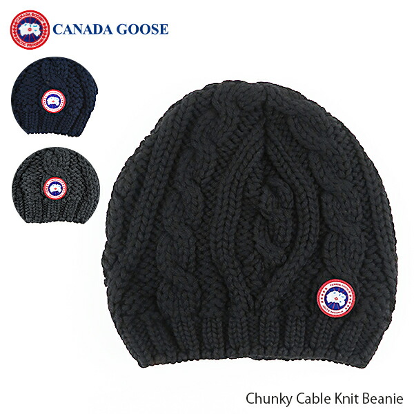 Canada goose cheap cable knit beanie