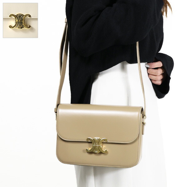 【ホワイト×ゴールドが高級感◎】ミニ CELINE ヴィクトワール 楽天市場】CELINE セリーヌ ショルダーバッグ MINI VICTOIRE
