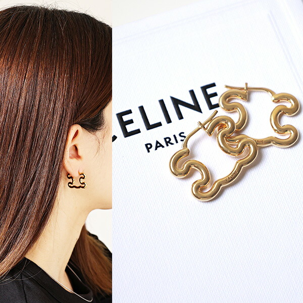 楽天市場】CELINE セリーヌ ピアス PERLS EARRINGS 46W796BPE