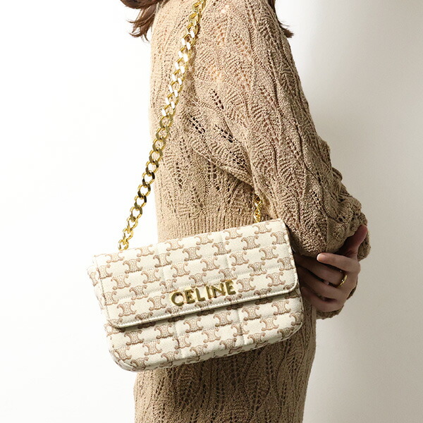 CELINE ミディアムショルダーバッグ ☆Celine☆ミディアム カレッジバッグ / シャイニーカーフスキン