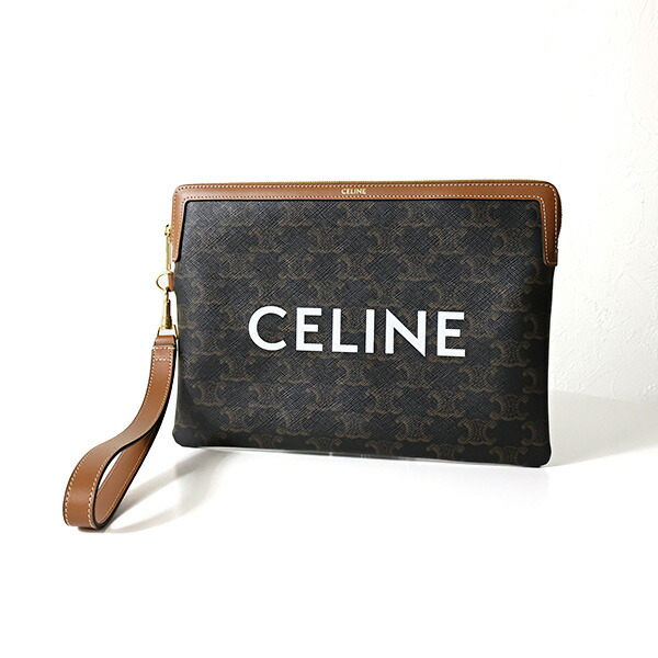 楽天市場】CELINE セリーヌ クラッチバッグ SMALL POUCH WITH STRAP