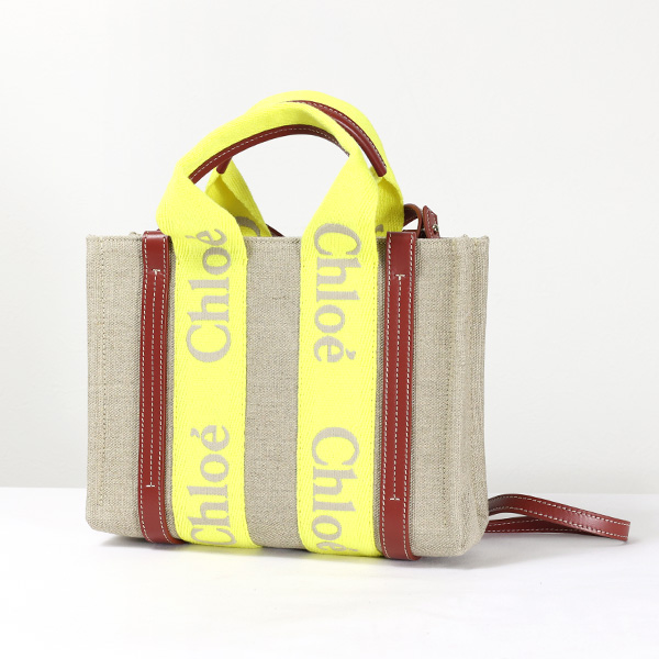 【訳あり】Chloe Woody トートバッグ CHC22SS397G43 27S Chloe クロエ トートバッグ レディース22AS397 I26 WOODY