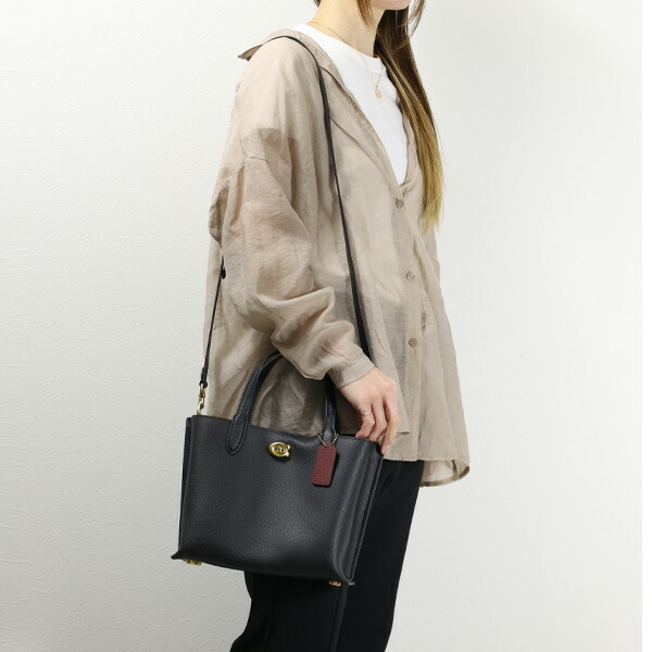 セール☆Coach Willowウィロウ24クロコ柄レザー2wayトートバッグ セール☆Coach Willowウィロウ24クロコ柄レザー2wayトートバッグ
