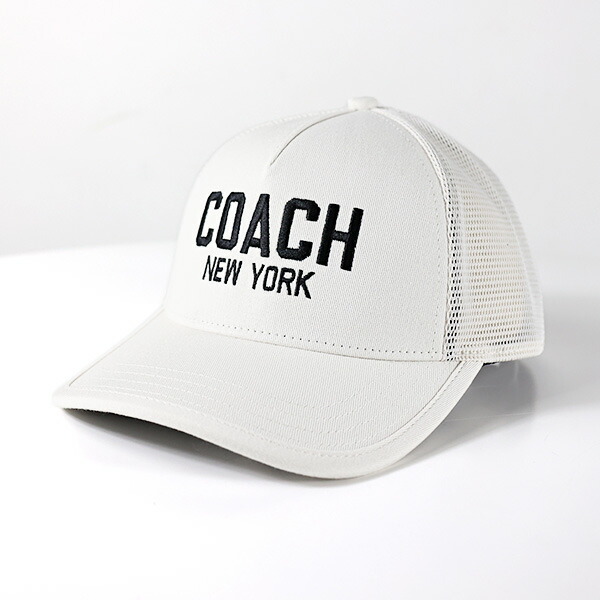 Coach コーチ ベースボールキャップ COACH New York Trucker Hat 29CAA55 レディース 帽子 コットン ロゴ LaG Onlinestore