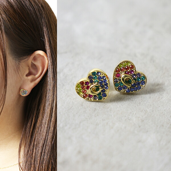 Coach コーチ ピアス C Heart Stud Earrings 37335797 レディース ハート スタッドピアス 両耳用 アクセサリー LaG Onlinestore