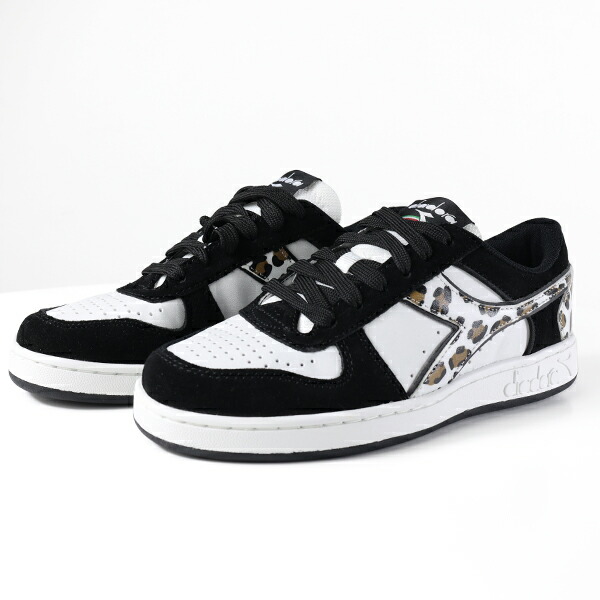 DIADORA ディアドラ スニーカー Magic Basket Low Sneakers マジックバスケット ロー 501179917 C0351 レディース パンサー柄 ローカット シューズ 靴 LaG Onlinestore