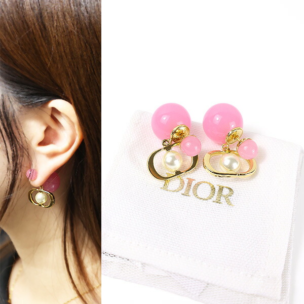 Christian Dior ディオール Petit CD Baroque Stud Earrings