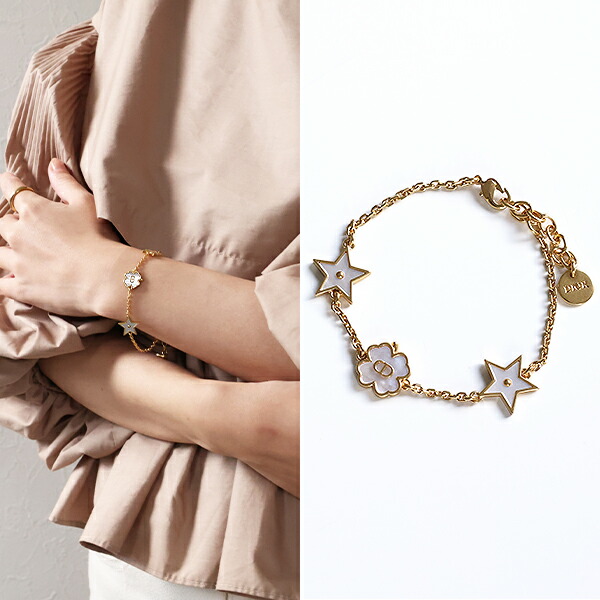 Dior ディオール パールクリス タルブレスレット DIOR DIOR | Clair D Lune ブレスレット メタル・レジンパール