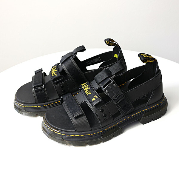 ほぼ未使用　ドクターマーチン　TERRY　シャークソールレザーグルカサンダル　黒 楽天市場】Dr.Martens ドクターマーチン サンダル グルカ