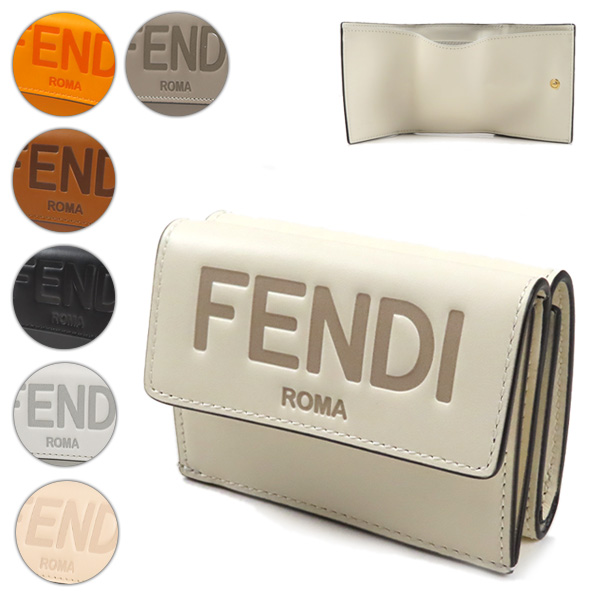 最大00円offクーポン配布中 9 12迄 Fendi フェンディ Roma Micro Trifold Leather Wallet 8m0395 ローマ マイクロ トリフォールド レザーウォレット ロゴ 三つ折り財布 レディース yz F0k7e F1dzh Relevantemarketing Com