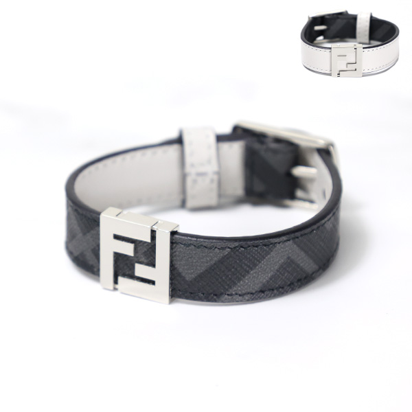 楽天市場】FENDI フェンディ FF LOGO BRACELET ブレスレット バングル