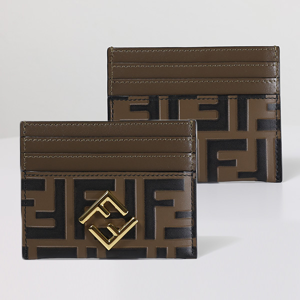 楽天市場】FENDI フェンディ FF Diamonds Zip Card Case FF