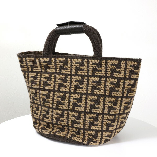 FENDI モノグラム ジャカード ハンドバッグ モノグラム FENDI(フェンディ) バッグ・カバン(レディース