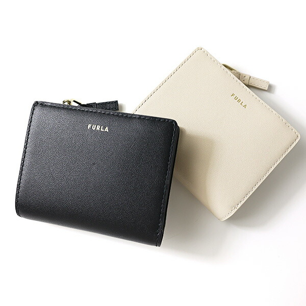 FURLA フルラ 二つ折り財布 NUVOLA Bi-Fold Wallet ヌヴォラ WP00451 BX2045 レディース レザー ミニ財布 小銭入れあり ロゴ LaG Onlinestore