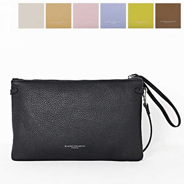 Gianni Chiarini Gianni Chiarini HERMY BS 3695 22PE GRN Hermy Shoulder Bag Crossbody Bag Clutch Bag 2 Way Genuine Leather Women's LaG Onlinestore