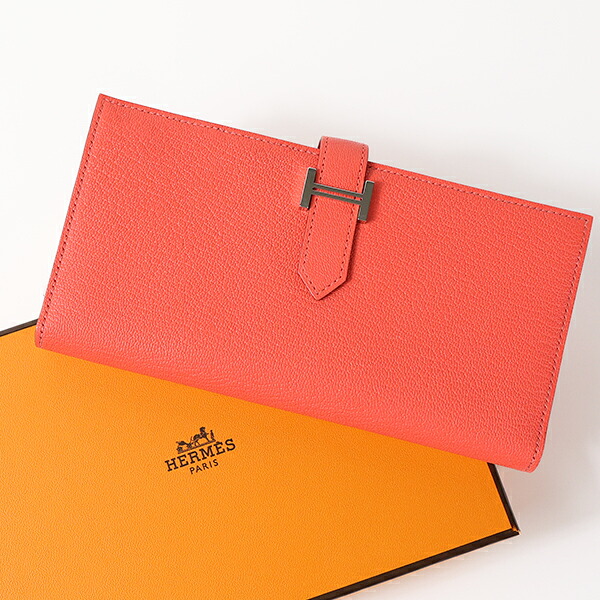 HERMES エルメス 長財布 BEARN SOUFFLE Wallet ベアン スフレ レディース レザー 二つ折り財布 Hロゴ LaG Onlinestore