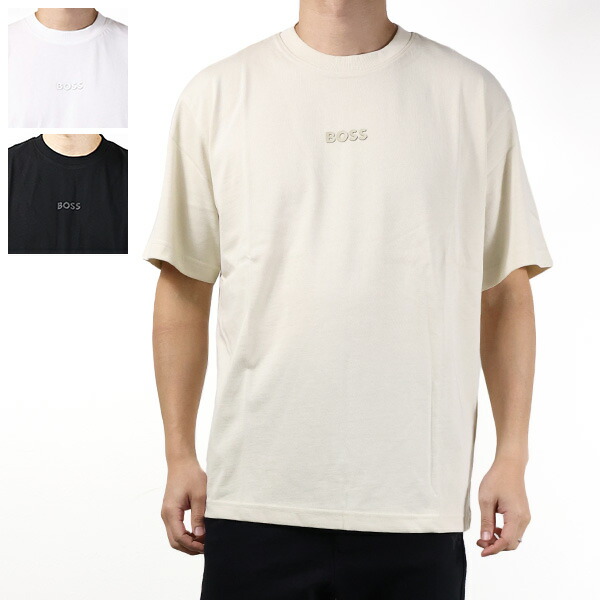 Hugo Boss ヒューゴボス Tシャツ Small Logo T-Shirts 50519368 メンズ 半袖 クルーネック カットソー コットン ロゴパッチ LaG Onlinestore 7,252円