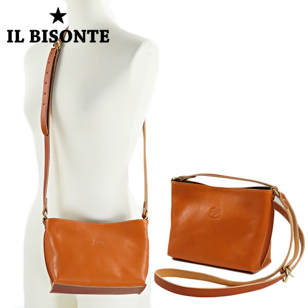 Il Bisonte イルビゾンテ Shoulder Bag ショルダーバッグ ロゴ レザーバッグ クロスボディーバッグ レディース メンズ ユニセックス 306p Il Bisonte イルビゾンテ Shoulder Bag ショルダーバッグ ロゴ レザーバッグ クロスボディーバッグ レディース メンズ ユニ