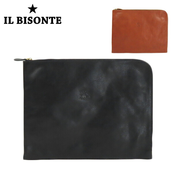 最大53%OFFクーポン IL BISONTE イルビゾンテ Clutch Bag A2121P 153 214 クラッチバッグ レザー 本革 牛革  ロゴ カジュアル メンズ レディース ユニセックス fucoa.cl