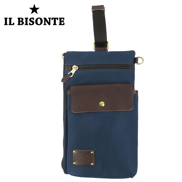 専門店では Il Bisonte イルビゾンテ Body Bag 661 Ny T564 ボディバッグ サコッシュ ロゴ カジュアル キレイめ メンズ Fucoa Cl