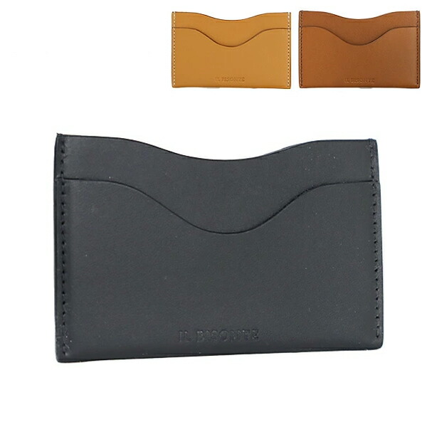 【ネコポス配送：1点まで】IL BISONTE イルビゾンテ CARD CASE SCC101 PV0039 NA246X BK255X BW304X カードケース 名刺入れ シンプル 本革 レザーオフィス キレカジ メンズ レディース ユニセックス LaG Onlinestore