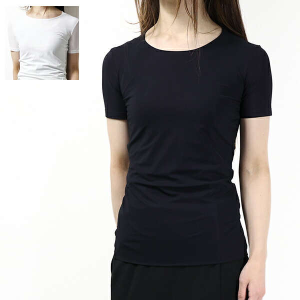 JIL SANDER+ ジルサンダー レディースブラックTシャツ 単品販売 S JIL SANDER SANDER+ ジルサンダー プラス Tシャツ J40GC0001