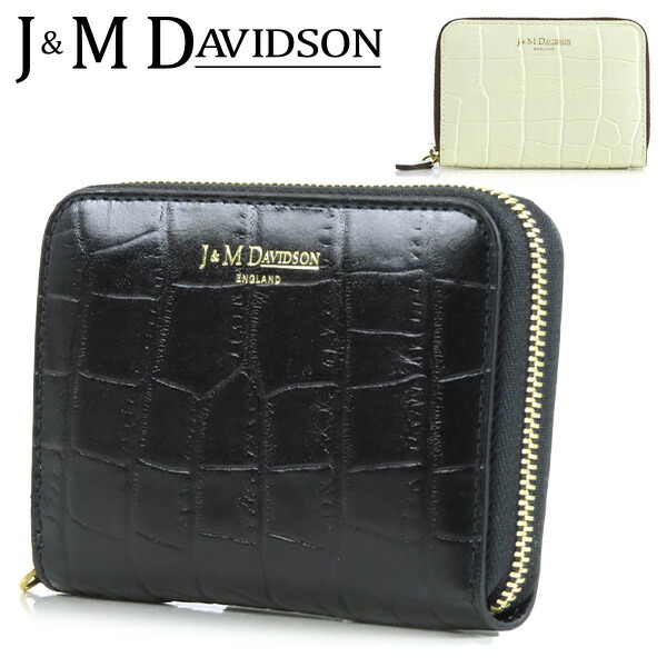 Zip Small ジェイアンドエムデヴィッドソン Croc 5259 J M Mock レディースバッグ 小物 ブランド雑貨 名刺入れ レディースコインケース カードケース クロコ型押し Davidson Purse X スモールジップパース レザー レディース 5259 7464 最大1500円offクーポン配布中 6